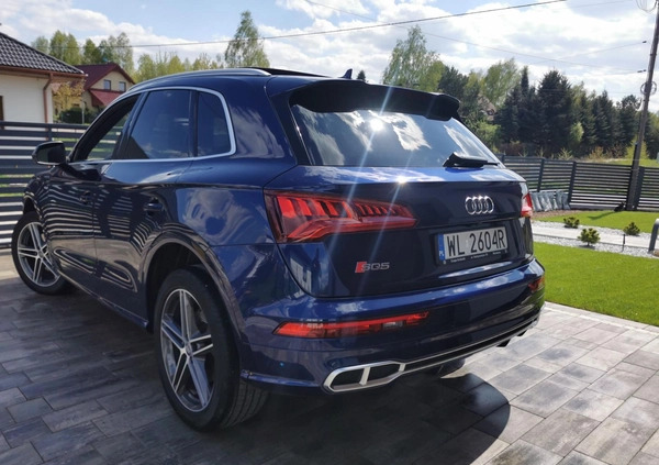 Audi SQ5 cena 166000 przebieg: 55000, rok produkcji 2018 z Legionowo małe 172